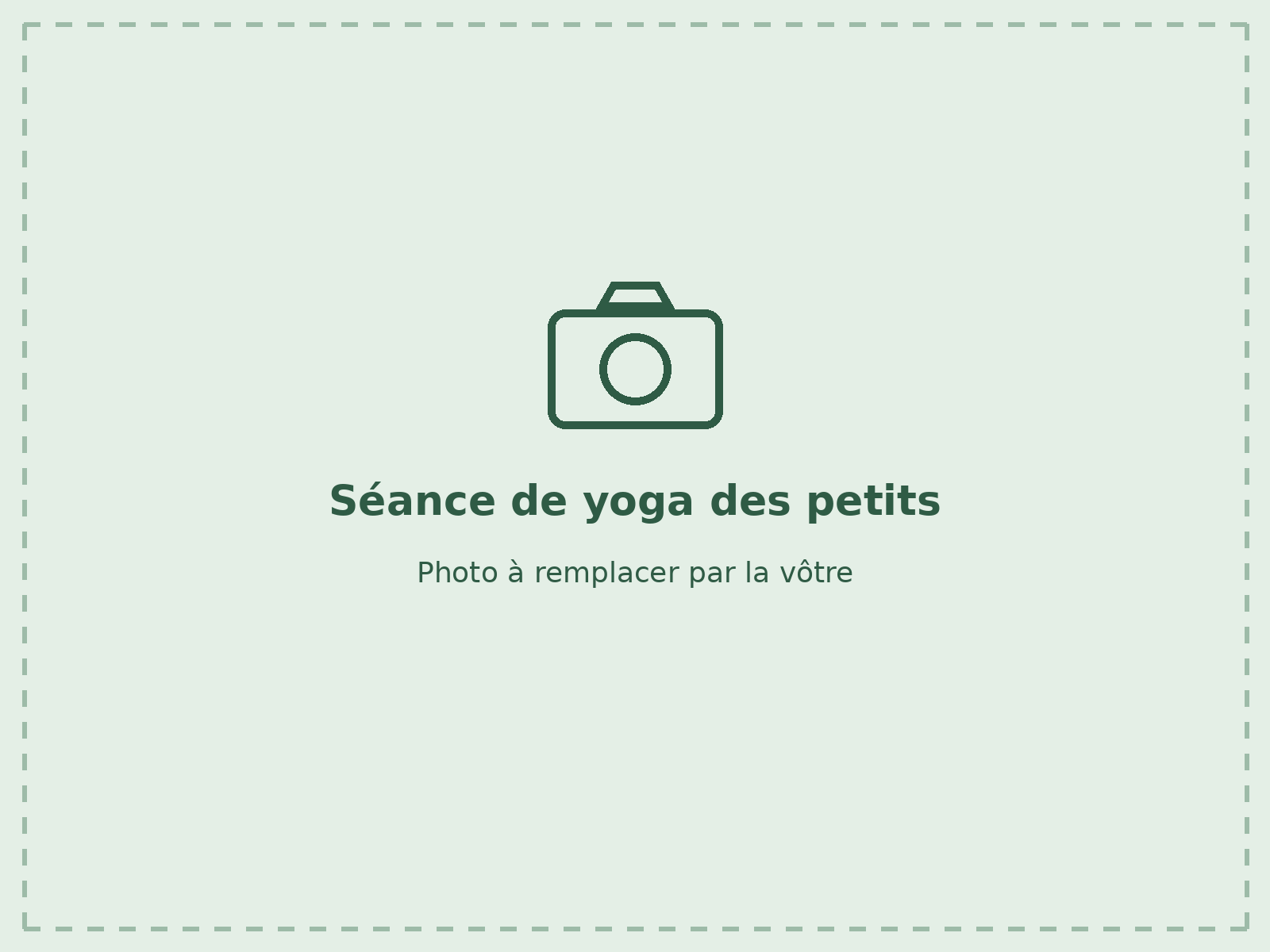 Séance de yoga des petits
