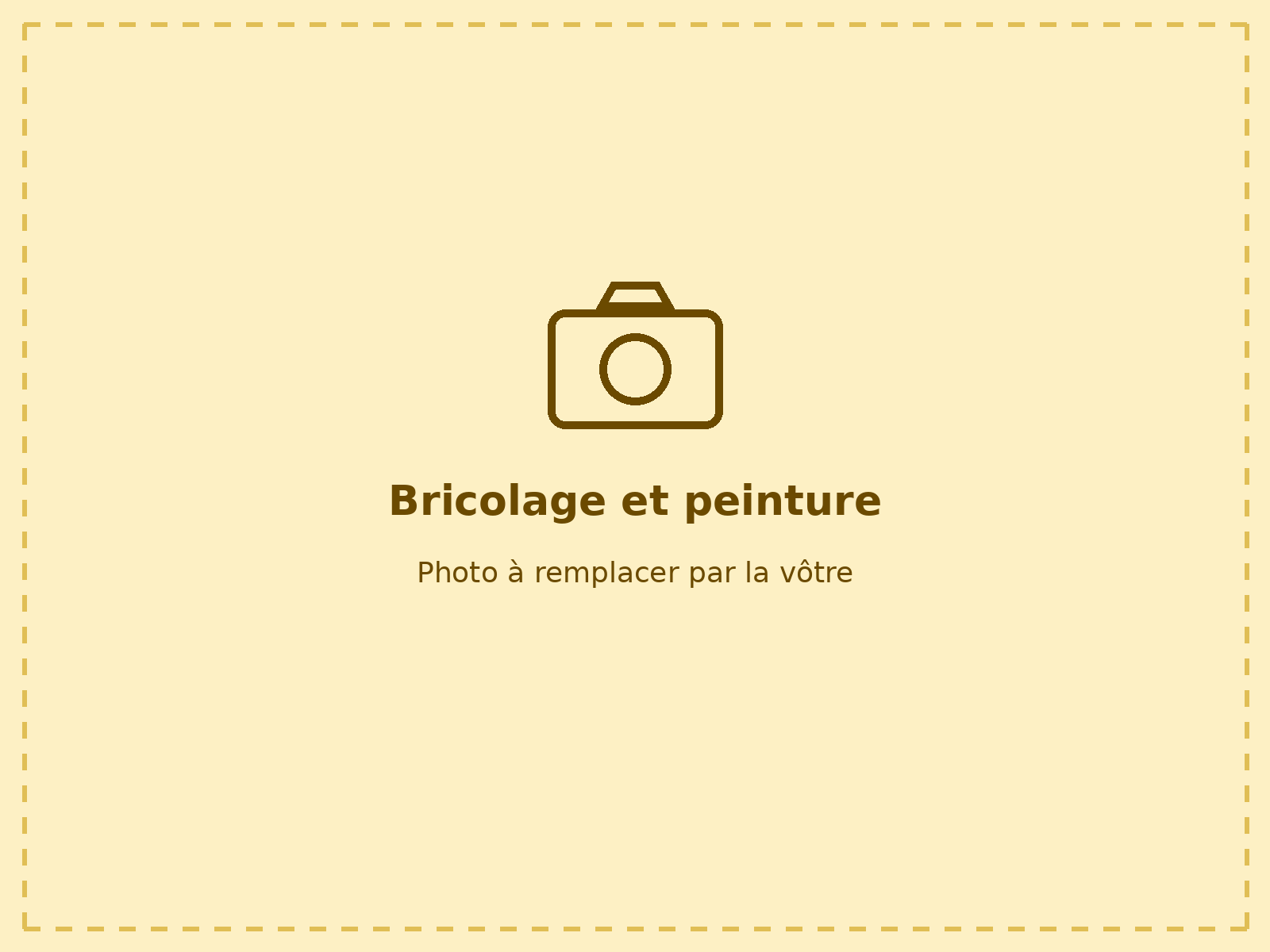 Bricolage et peinture
