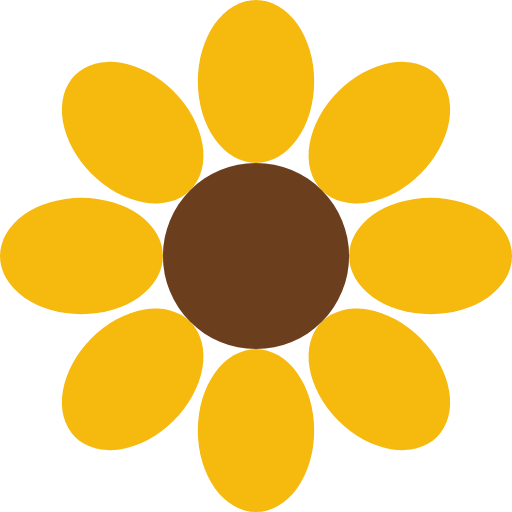 Logo : un tournesol