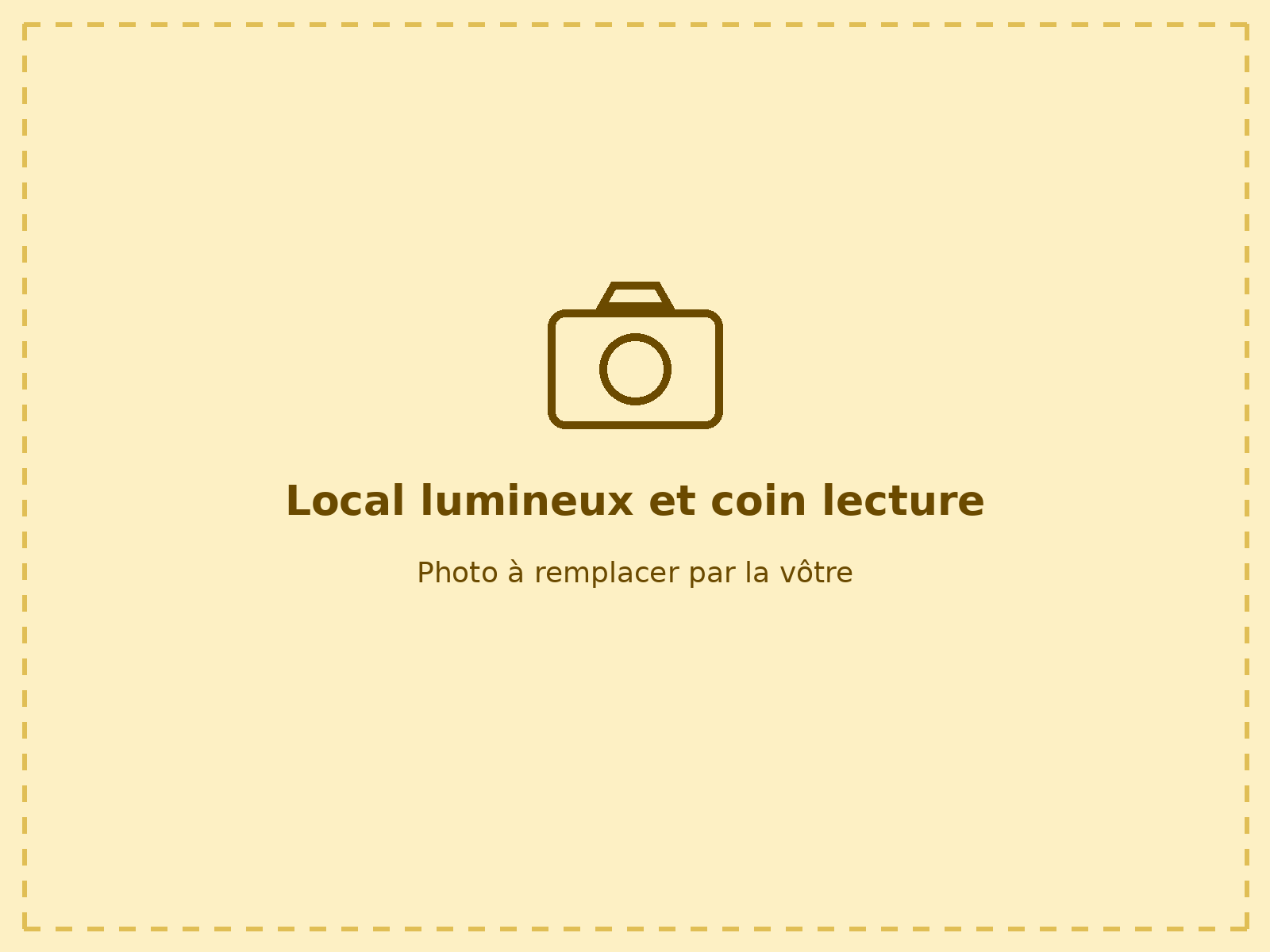 Local lumineux et coin lecture